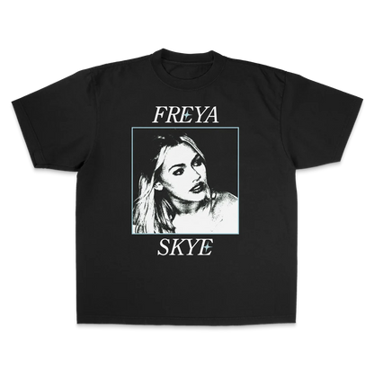 Freya Skye Tour Merch T Shirt Men Oversized Street Y2k T-shirts Retro Hip Hop Heavy Cotton High Quality Male Femael Clothing Tee