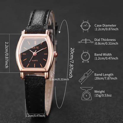 Leather Quartz Watch – Slim & Stylish Everyday Design