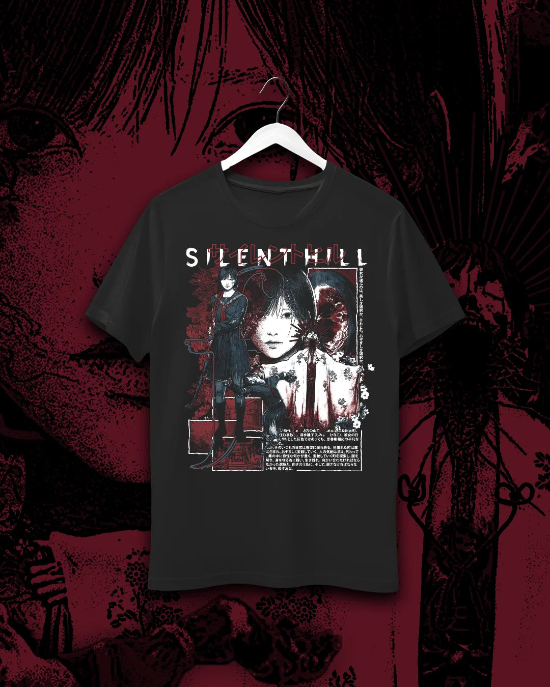 Classic Game Silent Hill F Graphic New T-shirt Men Oversized Y2k Street Hip Hop Short Sleeve Gift Streetwear Female Male Clothes