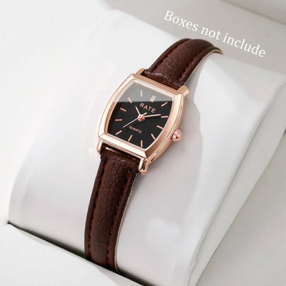 Leather Quartz Watch – Slim & Stylish Everyday Design