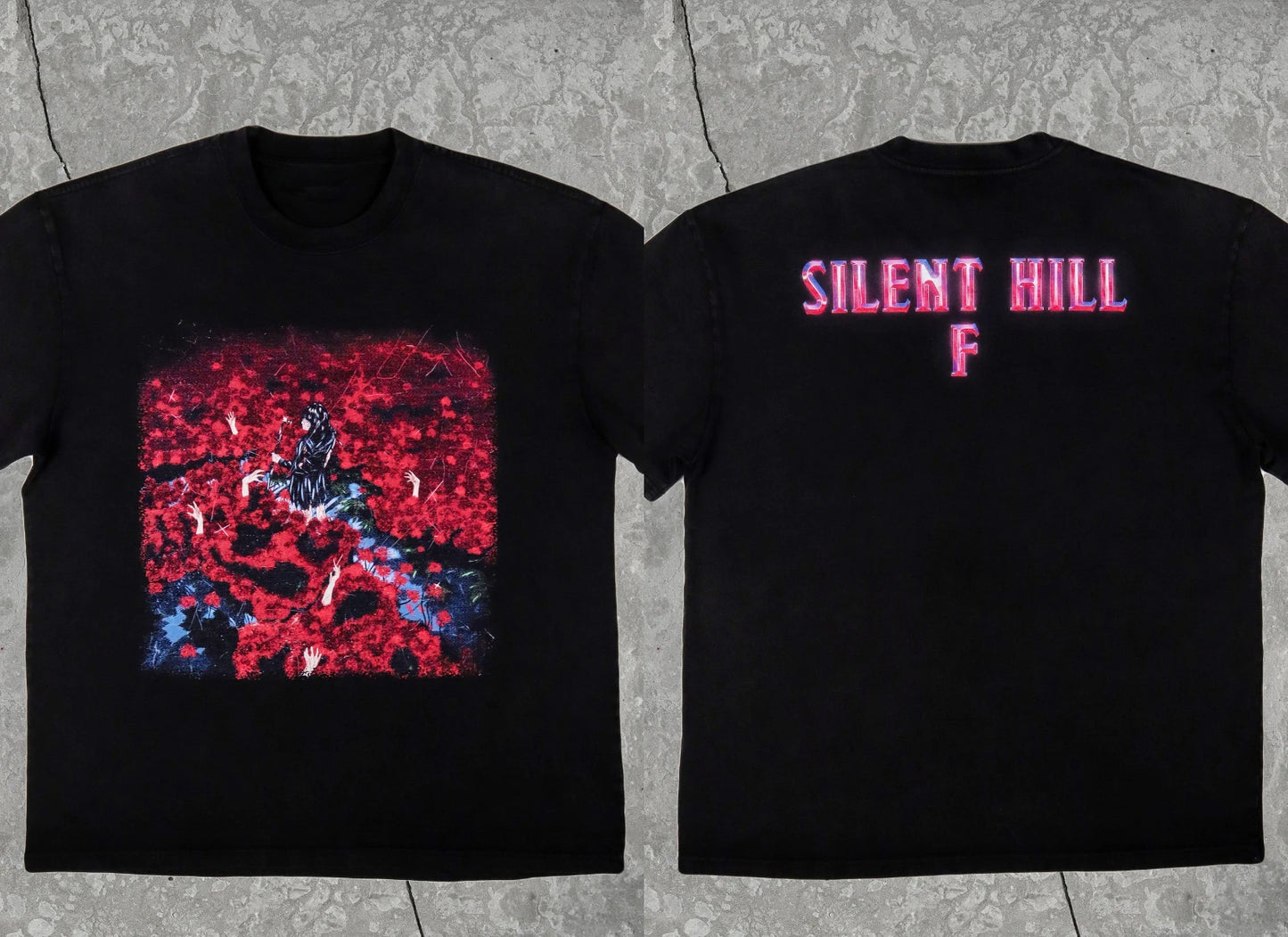 Classic Game Silent Hill F Graphic New T-shirt Men Oversized Y2k Street Hip Hop Short Sleeve Gift Streetwear Female Male Clothes